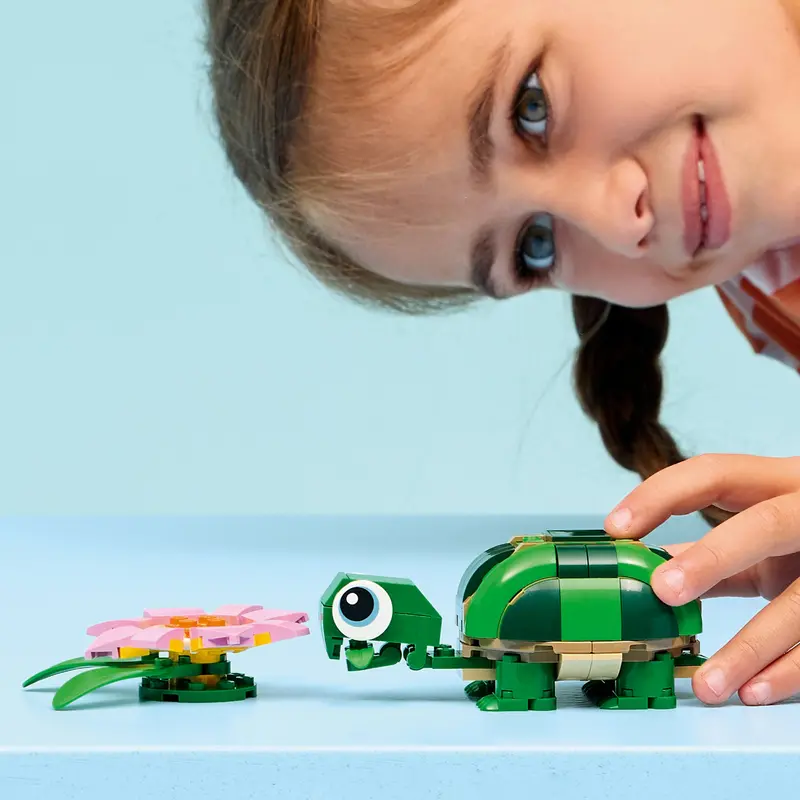 Lego® Creator 3In1 Schildpad Met Waterlelie - Speelgoedmodel - Bouw Om Tot Kameleon Of Kikker - 31377 2