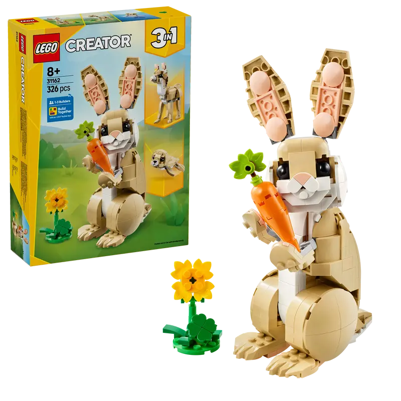 Lego Cute Bunny 31162 Creator 3-In-1 1