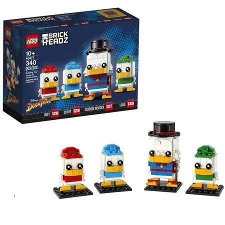Lego Dagobert Duck, Kwik, Kwek En Kwak 40477 Brickheadz 1