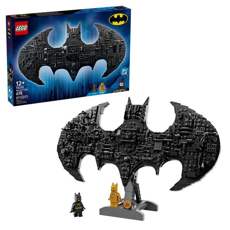 Lego Dc Batman Logo – Superhelden Speelgoed Voor Kinderen Met 2 Minifiguren – 3D Diy Kinderkamer Decoratie – Cadeau Voor Jongens Vanaf 12 Jaar En Fans – 76330 1