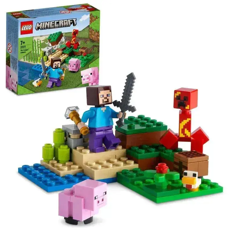 Lego De Creeper Hinderlaag 21177 Minecraft 1