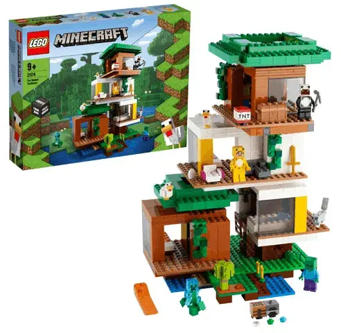 Lego De Moderne Boomhut 21174 Minecraft 1