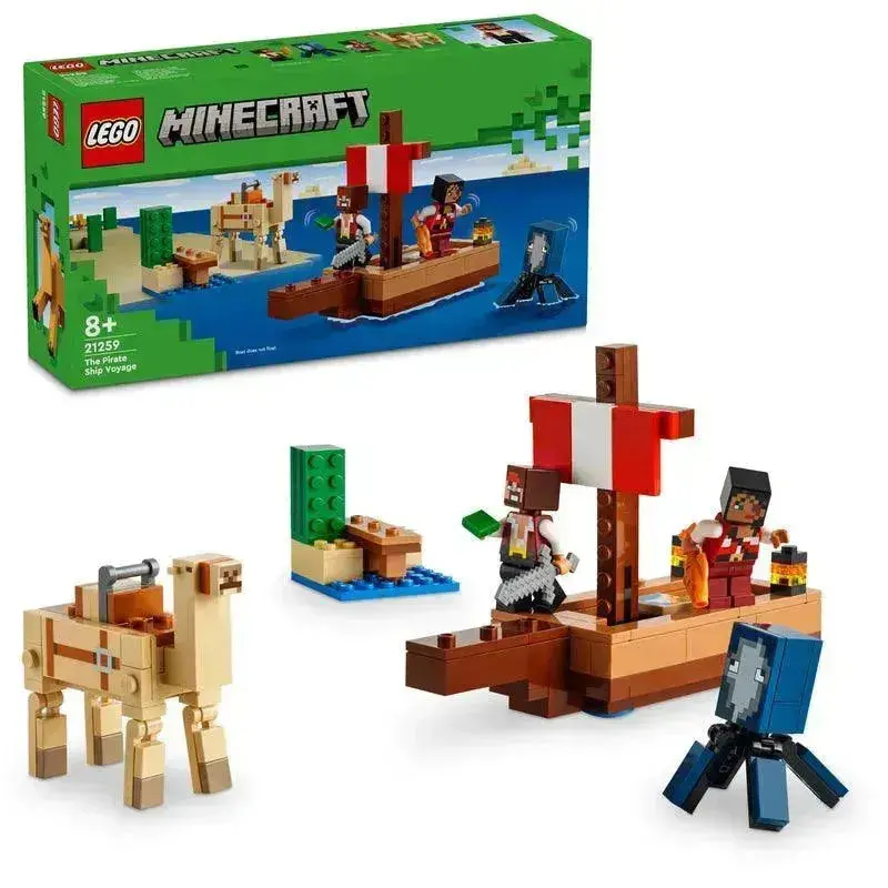Lego De Piratenschipreis - Zeil Het Avontuur Tegemoet 21259 Minecraft 1