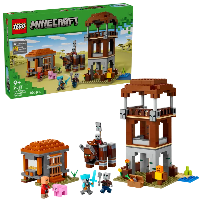 Lego De Plunderaar Buitenpost En Verwoester 21278 Minecraft 1