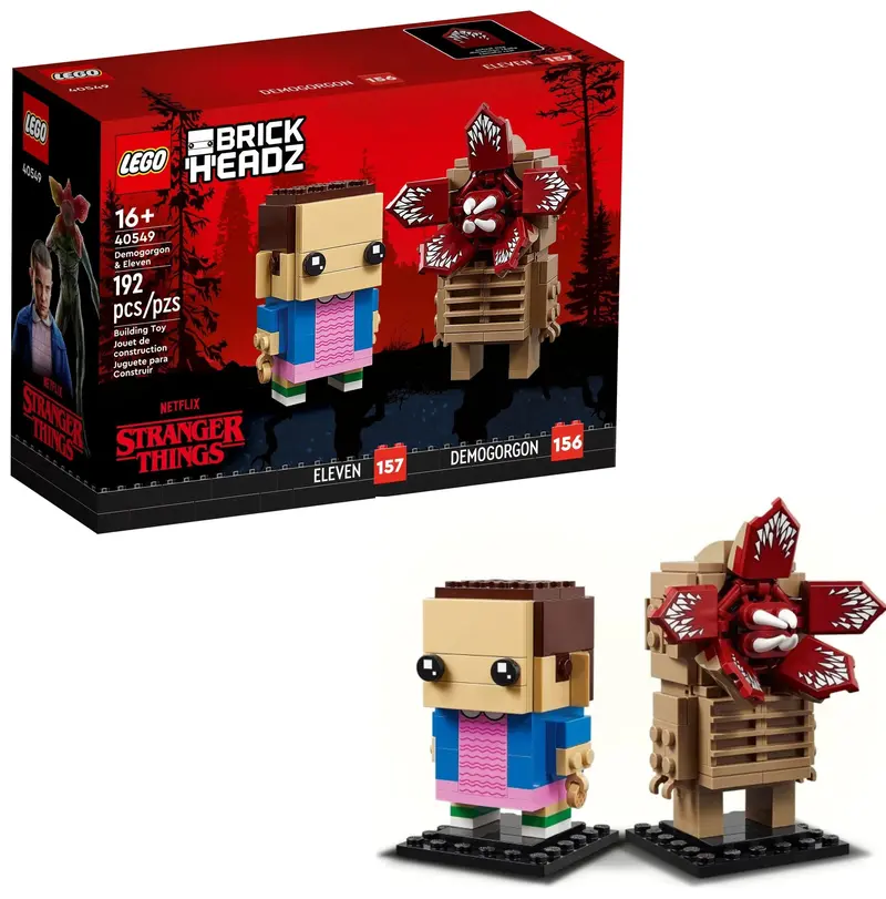 Lego Demogorgon And Eleven 40549 Brickheadz 1