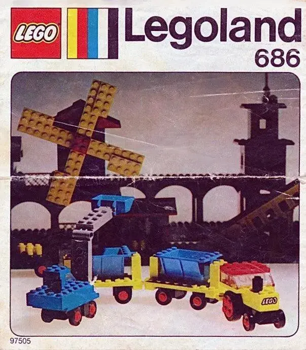 Lego Digger And Tippers 686 Legoland 1