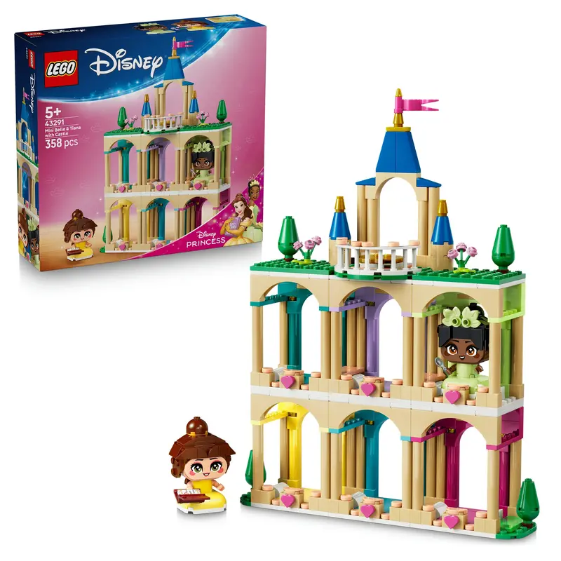 Lego Disney Princess Mini Belle En Tiana Met Kasteel Bouwbaar Speelgoed Met Poppetjes 43291 1