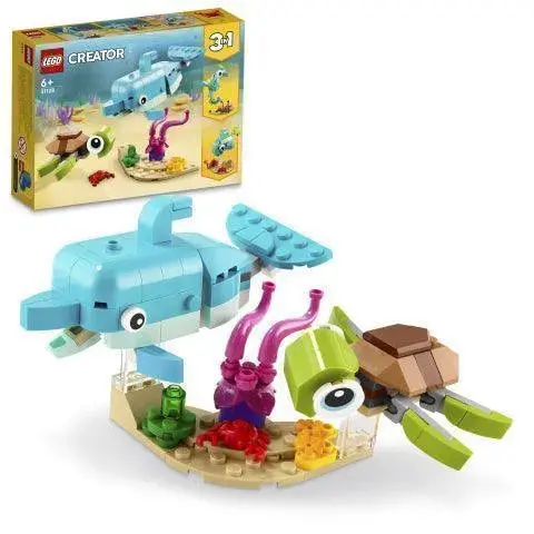 Lego Dolphin And Turtle 31128 Creator 3-In-1 1