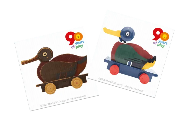 Lego Duck Lenticular Sticker 5007505 Gear 1