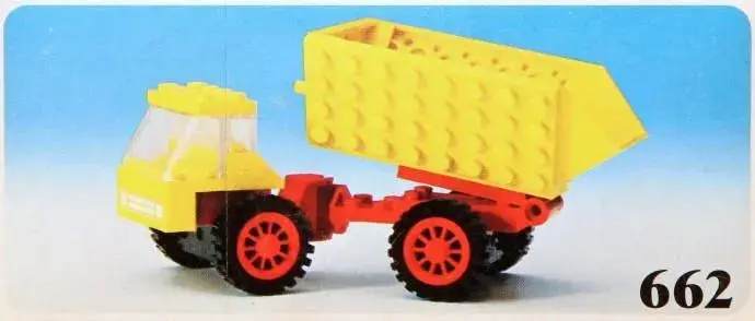 Lego Dump Truck 662 Legoland 1