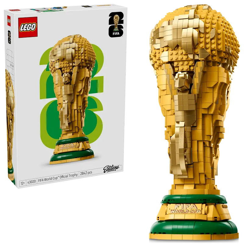 Lego Editions Officiële Fifa World Cup Trofee – 3D Diy Bouwpakket Voor Kinderen En Tieners Met Verzamelbare Minifiguur – Wk Voetbal Cadeau Voor Jongens, Meisjes En Volwassen Fans Vanaf 12 Jaar – 43020 1