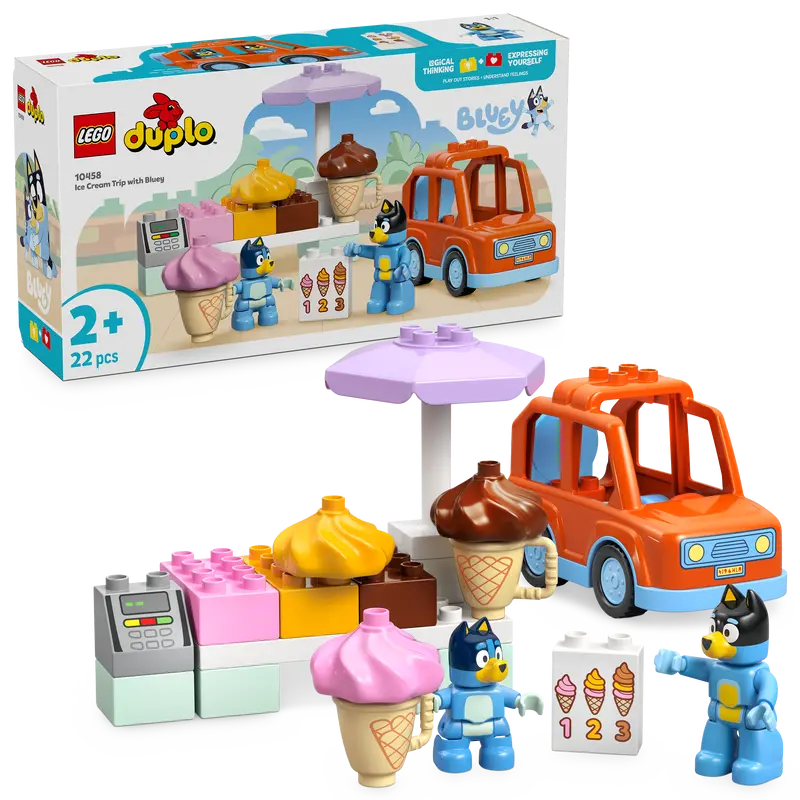 Lego Een Ijsje Halen Met Bluey 10458 Duplo Bluey 1