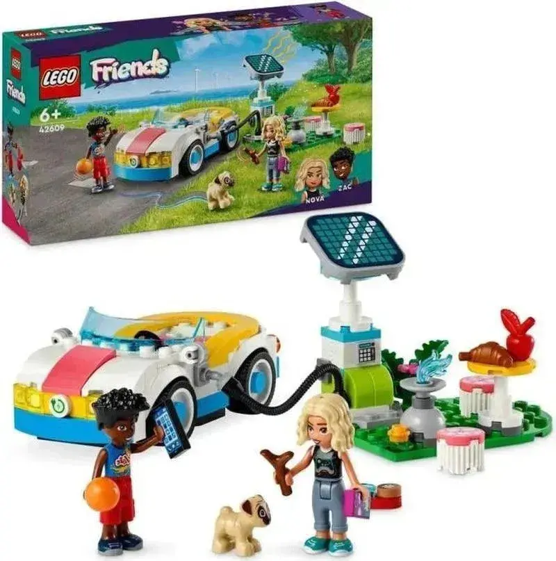 Lego Electrische Auto Met Lader 42609 Friends 1