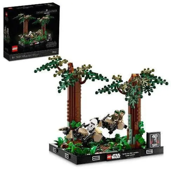 Lego Endor Speeder Bike Chase Diorama 75353 Starwars 1
