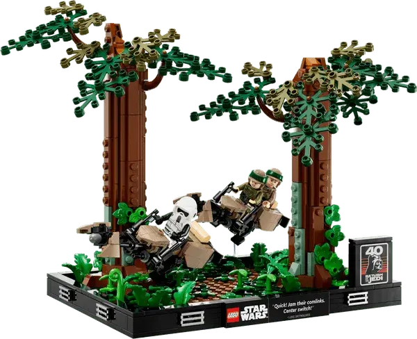 Lego Endor Speeder Bike Chase Diorama 75353 Starwars 2