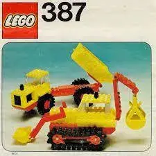 Lego Excavator And Dumper 387 Legoland 1