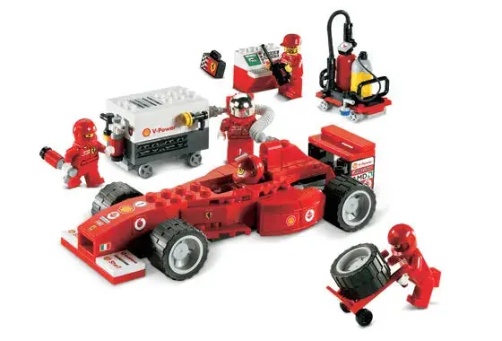 Lego Ferrari F1 Fuel Stop 8673 Racers 1