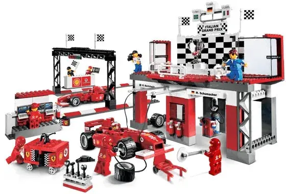 Lego Ferrari Finish Line 8672 Racers 1
