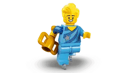 Lego Figure Skating Champion (1 Stuk) Minifguren Serie 22 71032-6 1