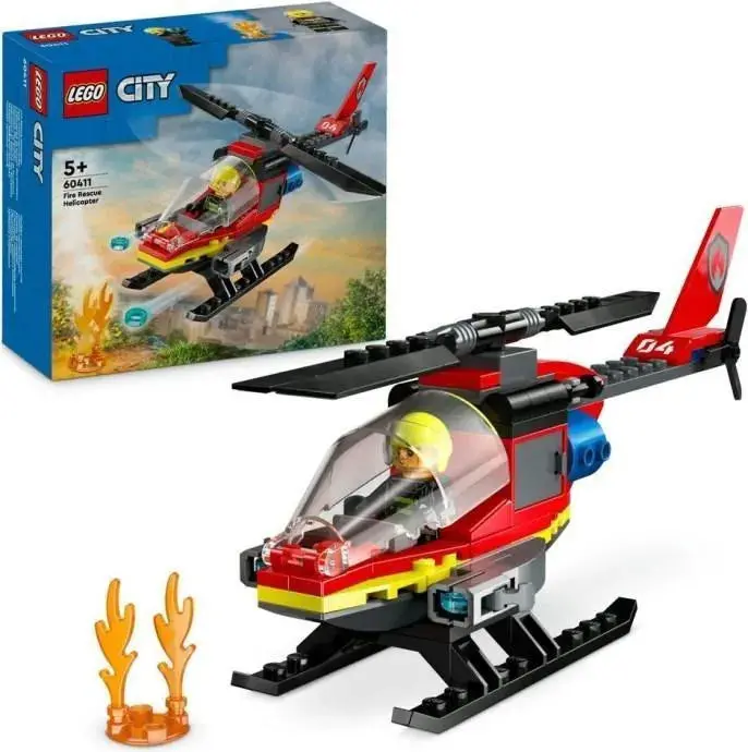 Lego Fire Rescue Helicopter 60411 City 1