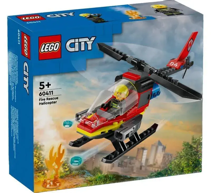 Lego Fire Rescue Helicopter 60411 City 2