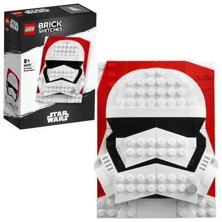 Lego First Order Stormtrooper Kunst 40391 Bricksketches 1