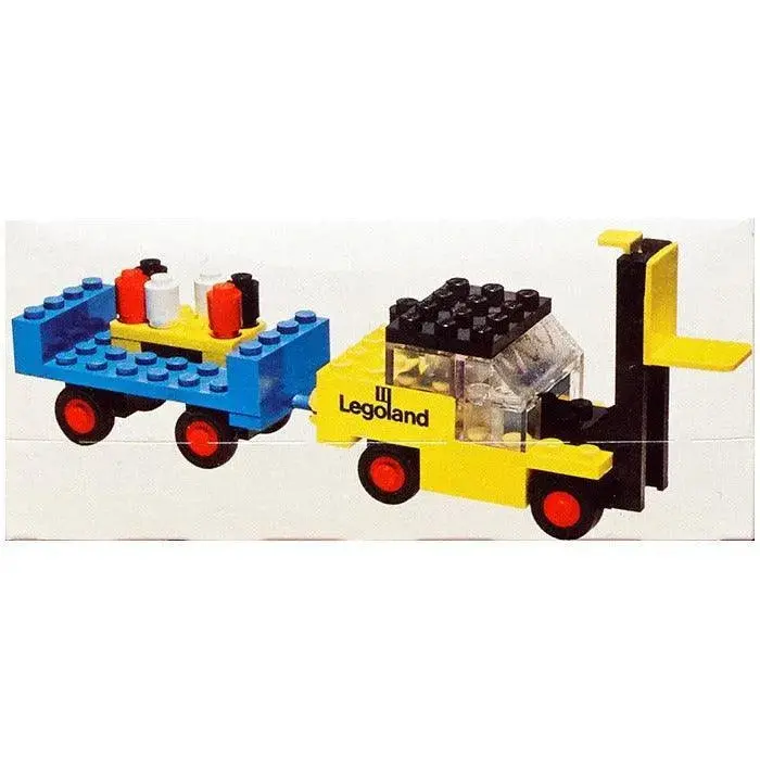 Lego Forklift With Trailer 652 Legoland 1