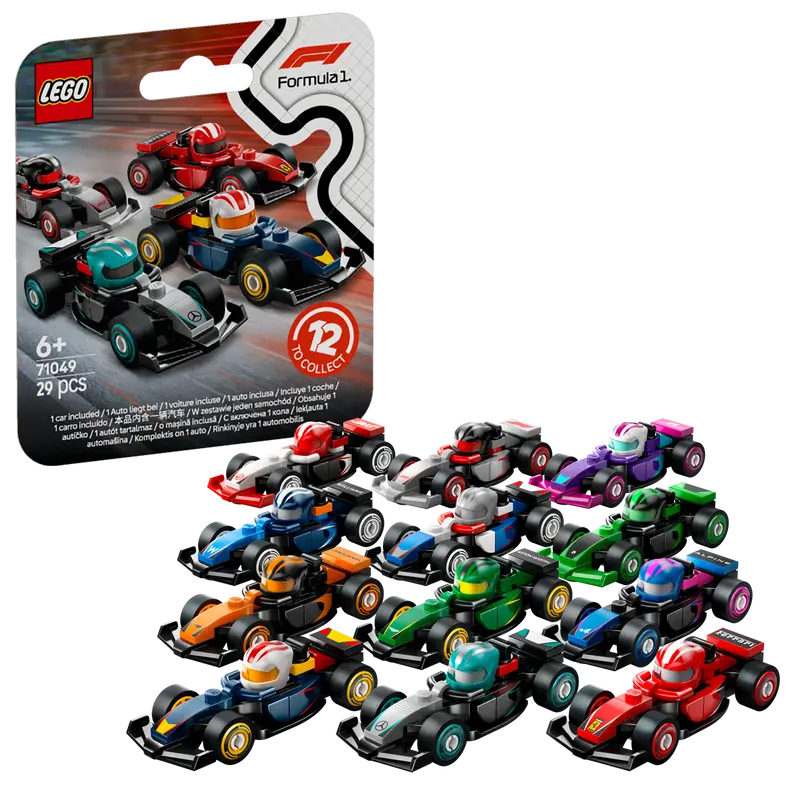 Lego Formule 1 Coureurs Met Hun Auto 71049 Minifiguren (Set 12 Stuks) 1