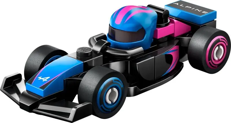 Lego Formule 1 Coureurs Met Hun Auto "Alpine" 71049-6 Minifiguren (1 Stuk) 1