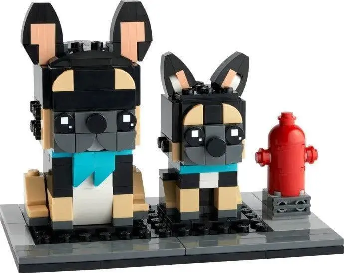 Lego Franse Buldog 40544 Brickheadz 1