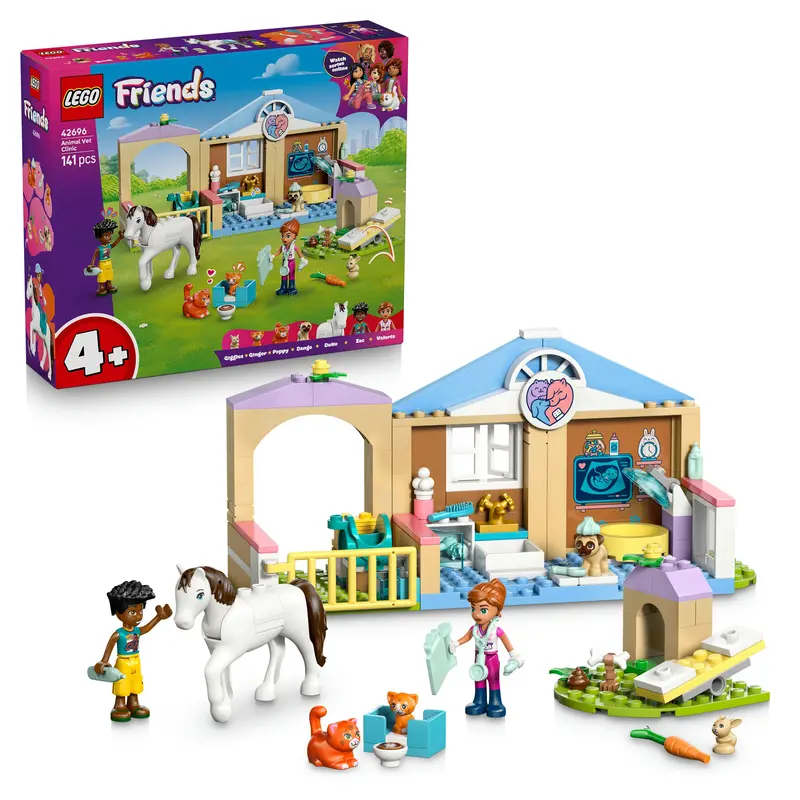 Lego Friends Huisdierenkliniek Schattige Dieren Bouwpakket Met Speelgoed Voor Kinderen 42696 1