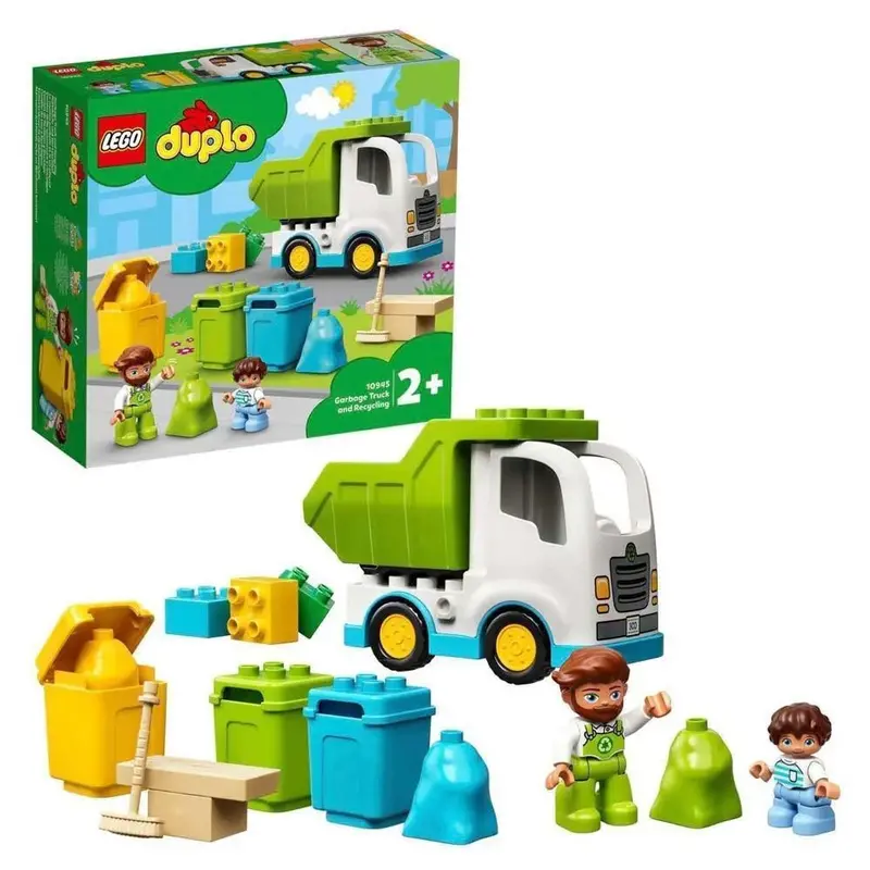 Lego Garbage Truck And Recycling 10945 Duplo 1