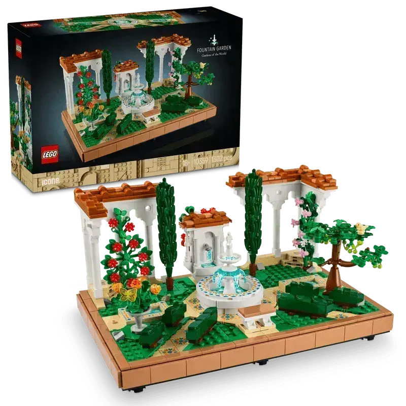 Lego Garden With Fountain 10359 Icons 1