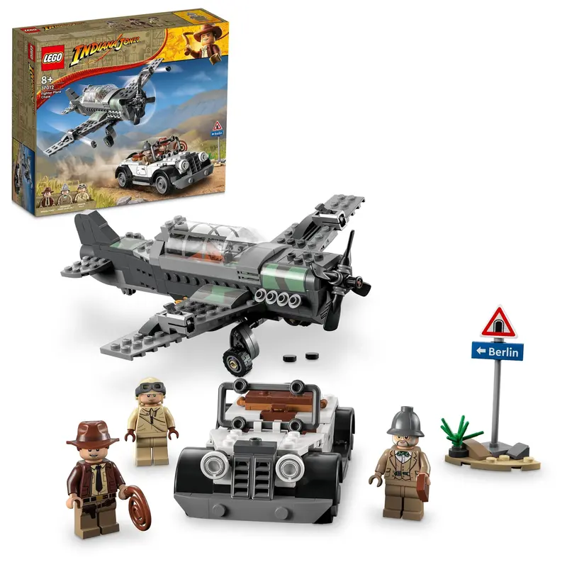 Lego Gevechtsvliegtuig Achtervolging 77012 Idiana Jones 1