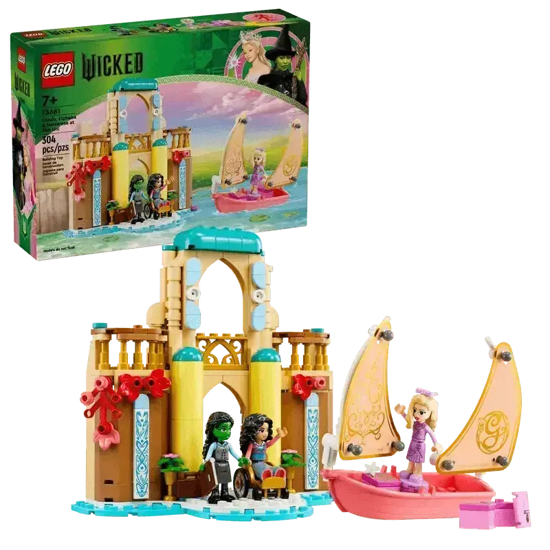 Lego Glinda, Elphaba En Nessarose Op Shiz University 75681 Wicked 1