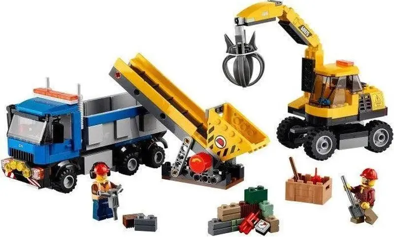 Lego Graafmachine En Vrachtwagen 60075 City 2