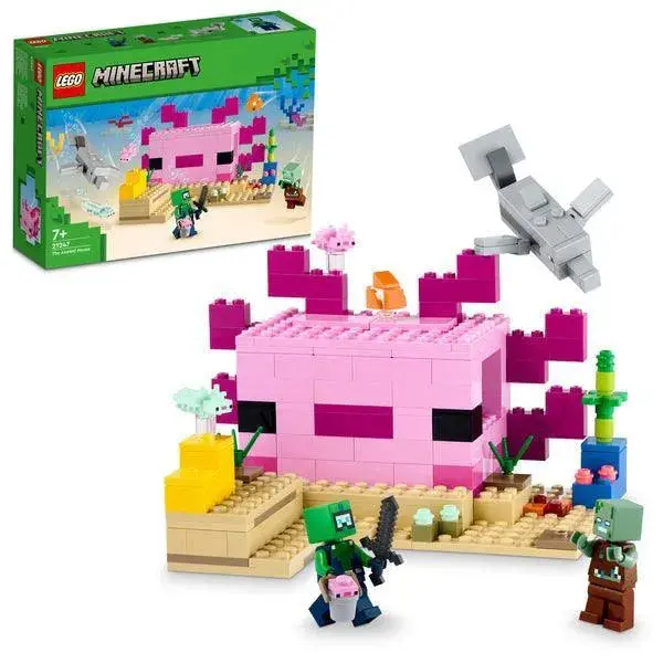 Lego Het Axolotlhuis 21247 Minecraft 1