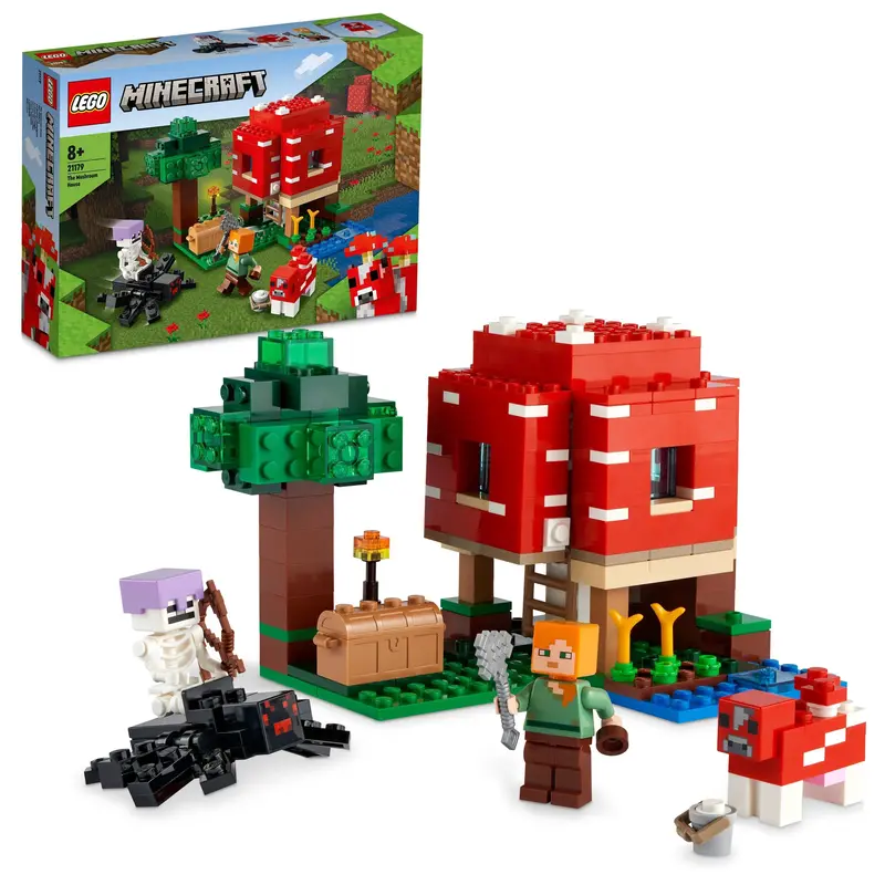 Lego Het Paddenstoelenhuis 21179 Minecraft 1