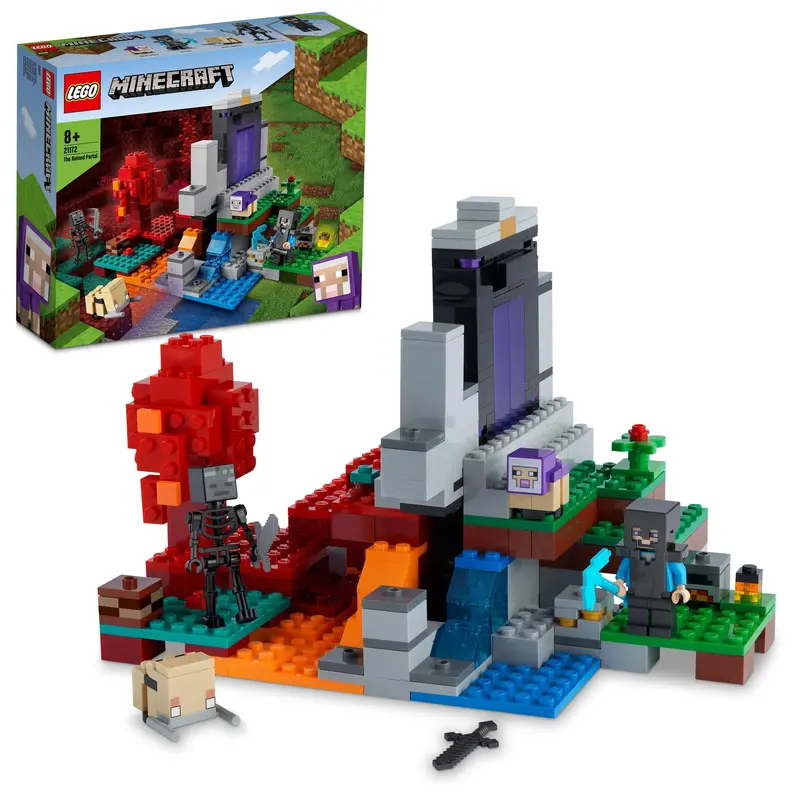 Lego Het Verwoeste Portaal 21172 Minecraft 1
