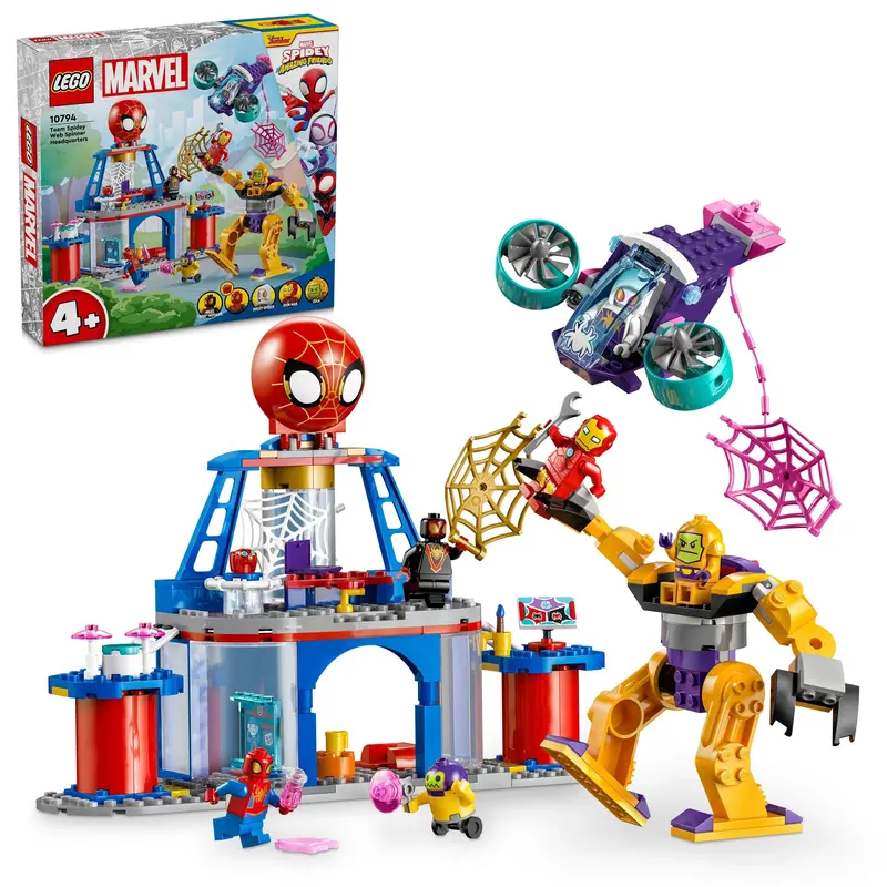 Lego Hoofdkantoor Van Team Spidey Web Spinner 10794 Spidey 1