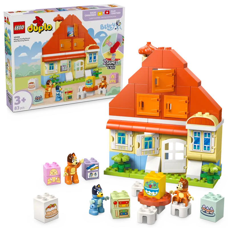 Lego Huis Van Bluey En Haar Familie Met Geheugenspel 10459 Duplo Bluey 1