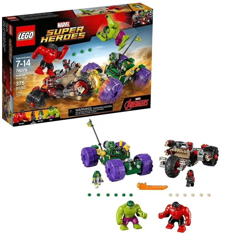 Lego Hulk Vs. Red Hulk 76078 Superheroes 1