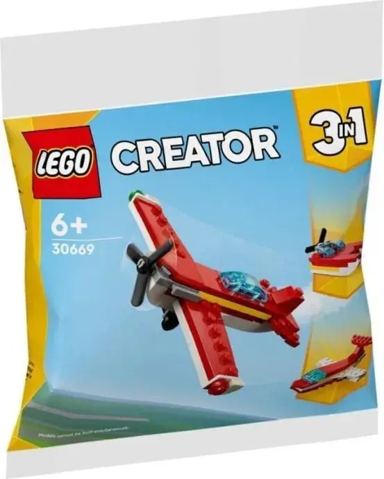 Lego Iconisch Rood Vliegtuig 30669 Creator 1