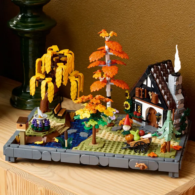 Lego Icons Herfsttuin Met Cottage Herfstdecoratie Bouwpakket Voor Volwassenen 11372 2