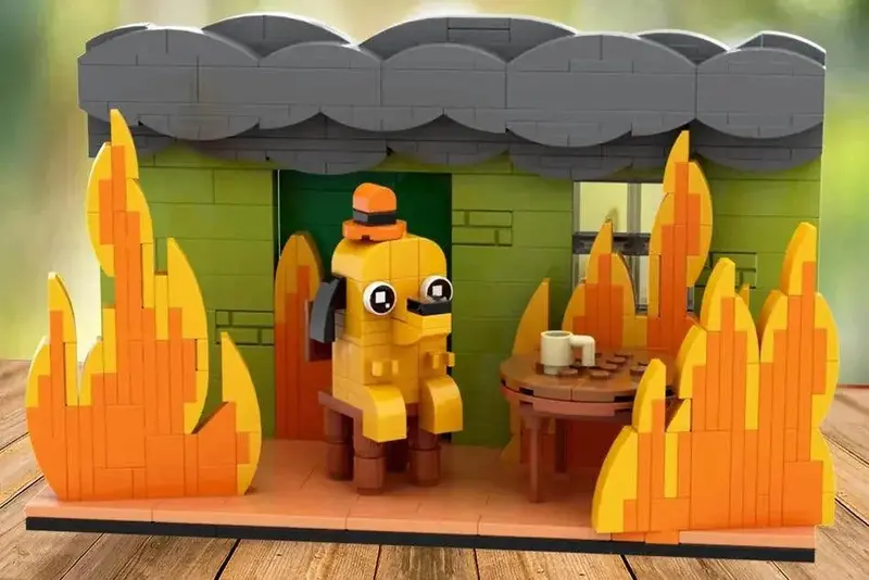 Lego Ideas This Is Fine 2