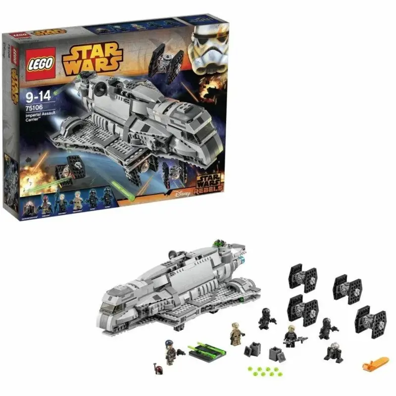 Lego Imperial Assault Carrier Transport Voor Tie Fighters 75106 Starwars 1