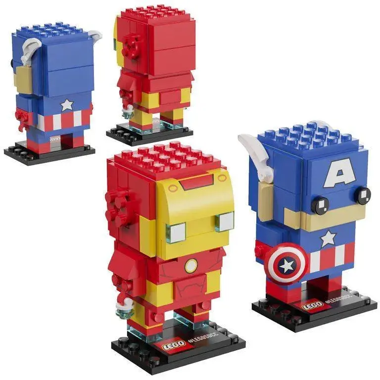 Lego Iron Man & Captain America 41492 Brickheadz - Marvel Super Heroes 1