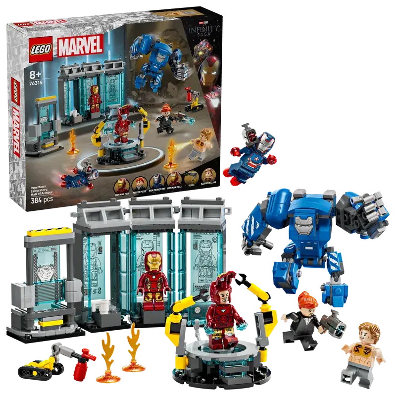 Lego Iron Mans Laboratorium: Harnasruimte 76315 Superheroes (Pre-Order: April) 1