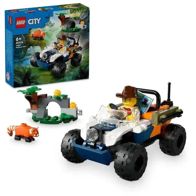 Lego Jungleonderzoekers: Rode Panda-Missie Met Terreinwagen 60424 City 1