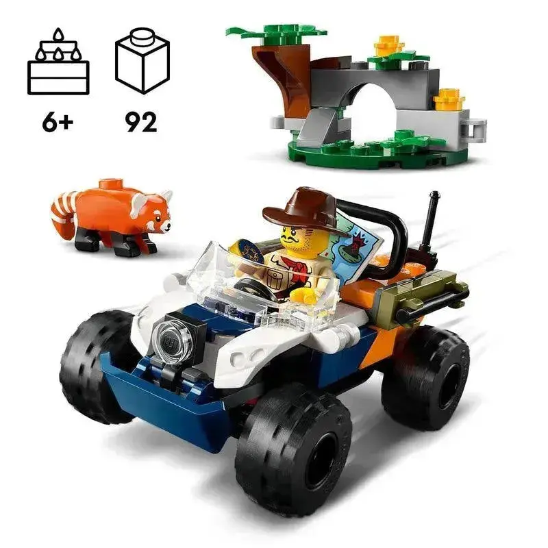 Lego Jungleonderzoekers: Rode Panda-Missie Met Terreinwagen 60424 City 2